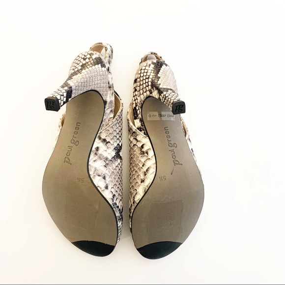 NWOB Paul Green Avanti Peep Toe Slingback Heels - Picture 8 of 12